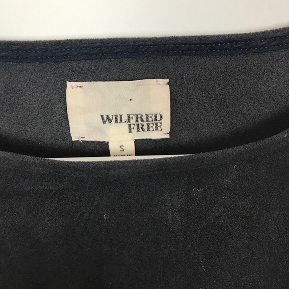 Aritzia | Wilfred | Grey Suede Dress Front Pockets - Picture 6 of 8